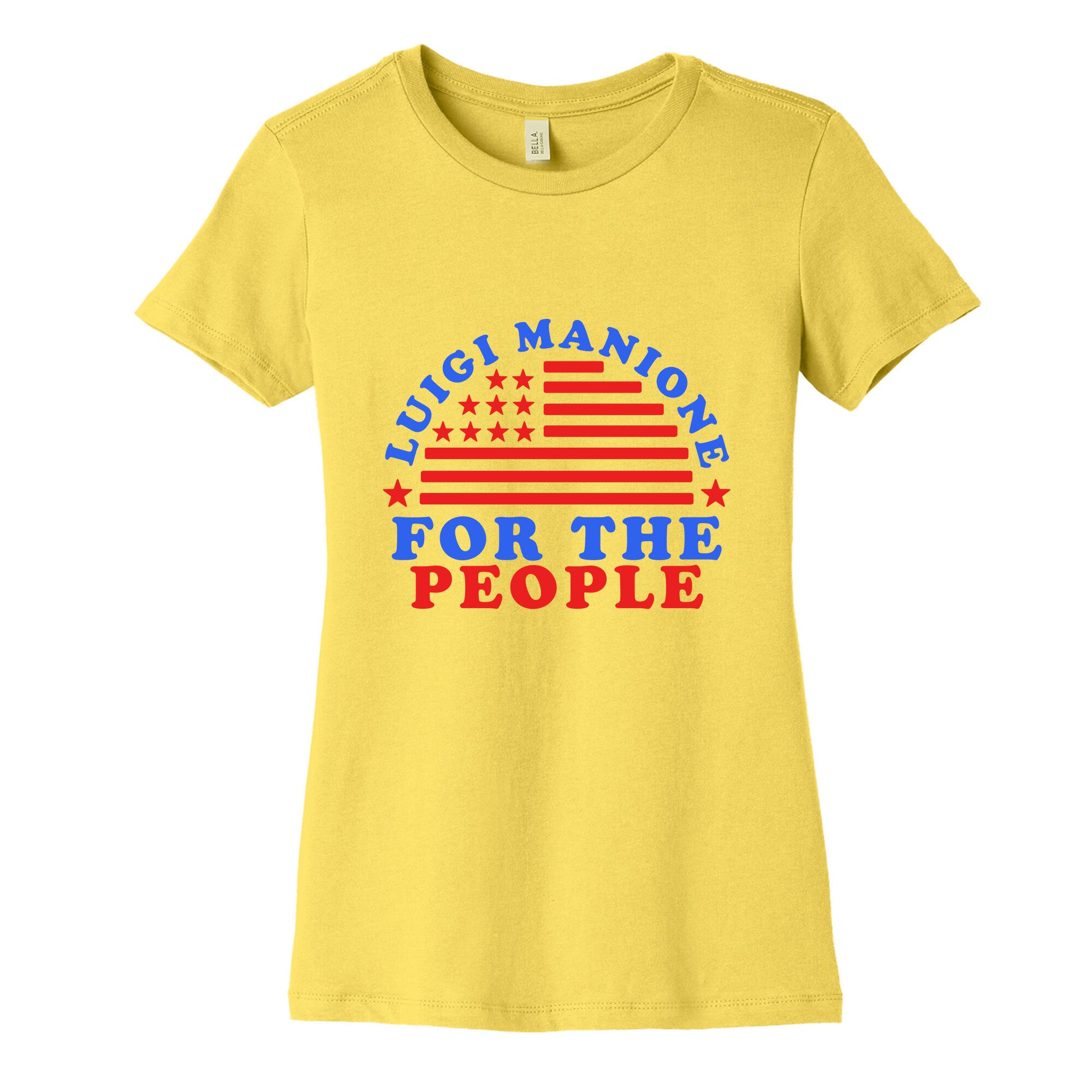 Luigi Mangione For The People Womens Cotton Tee